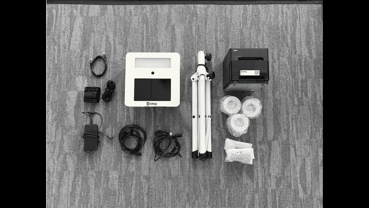 Colis de livraison de la borne photo